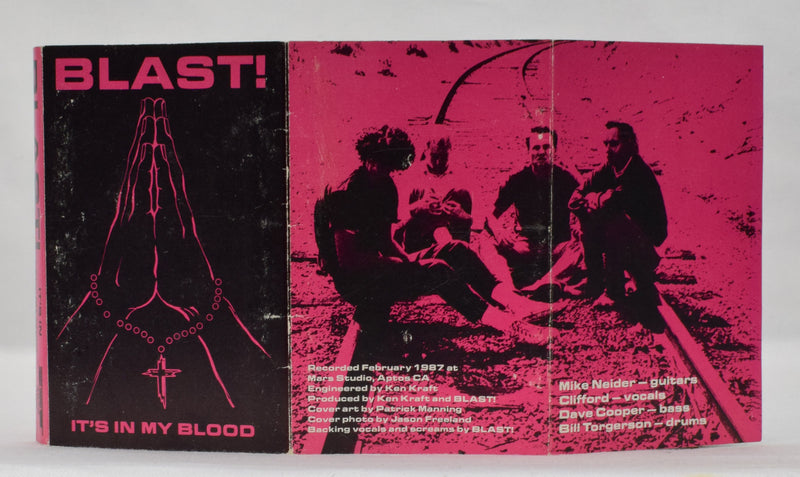 SST Records - 1987 Blast! It's In My Blood Cassette Tape