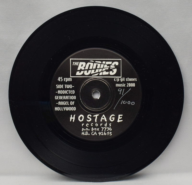 2000年 Hostage Records - The Bodies "3 Brand New Songs " - 7" レコード