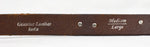 Women's Brown Leather Belt w/ Metal Heart, Star, Butterfly, and Flower Cutouts - M/L